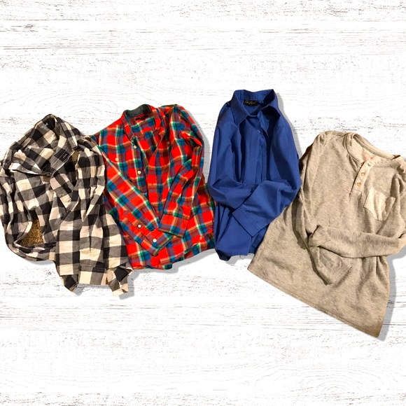 3 button downs with one undershirt - Picture 2 of 2